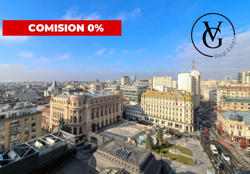 Calea Victoriei, garsoniera, terasa spatioasa.